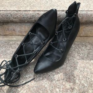 Charlotte Russe lace up heels